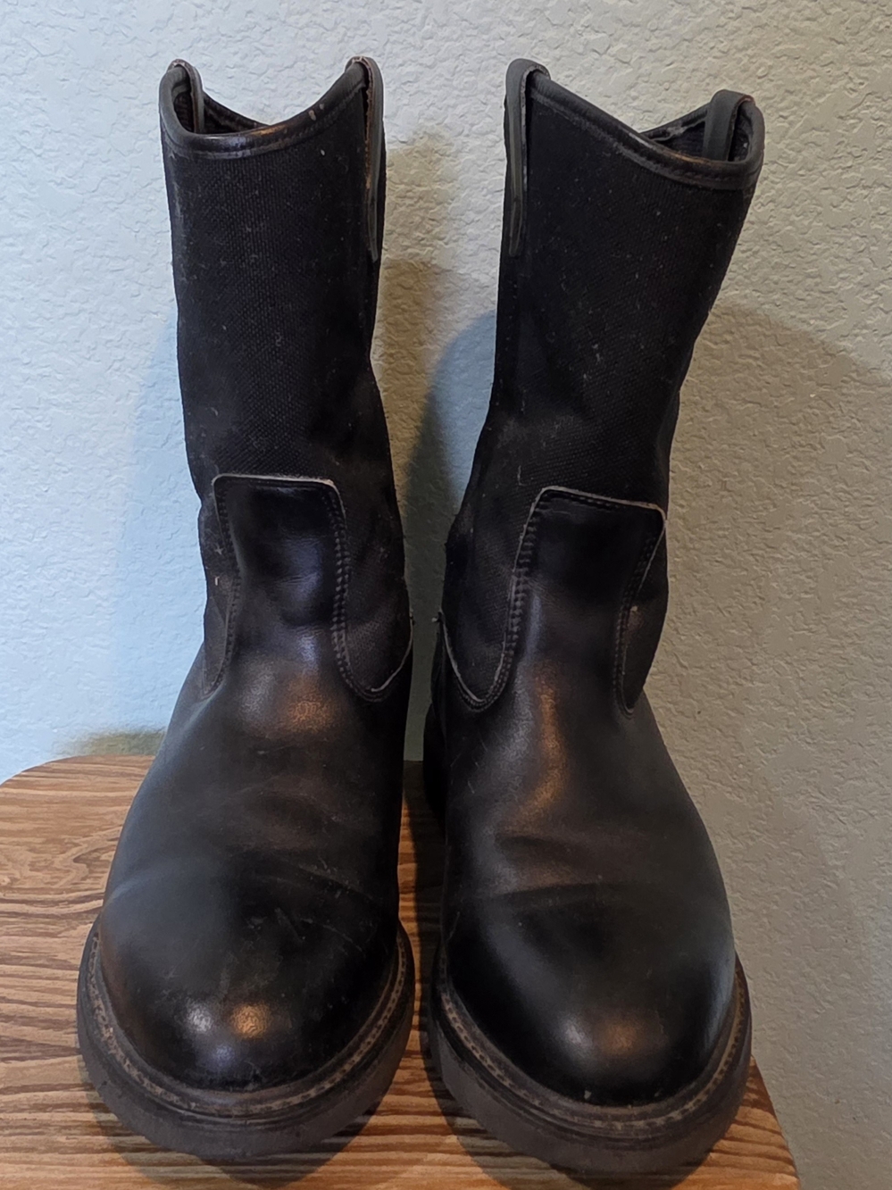 Rocky Warden Pull-On Wellington Public Service Boots 6100 Black Size 10 M Vibram